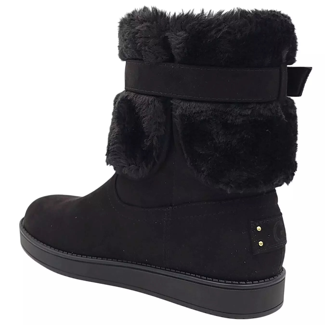 G by Guess Women Adlea Faux Fur Cuff Winter Booties