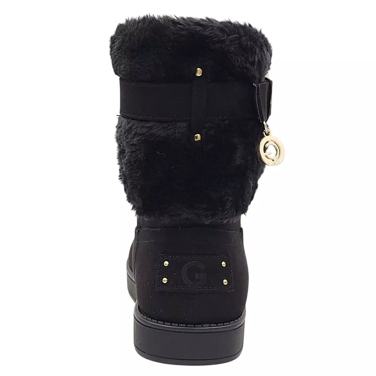 G by Guess Women Adlea Faux Fur Cuff Winter Booties