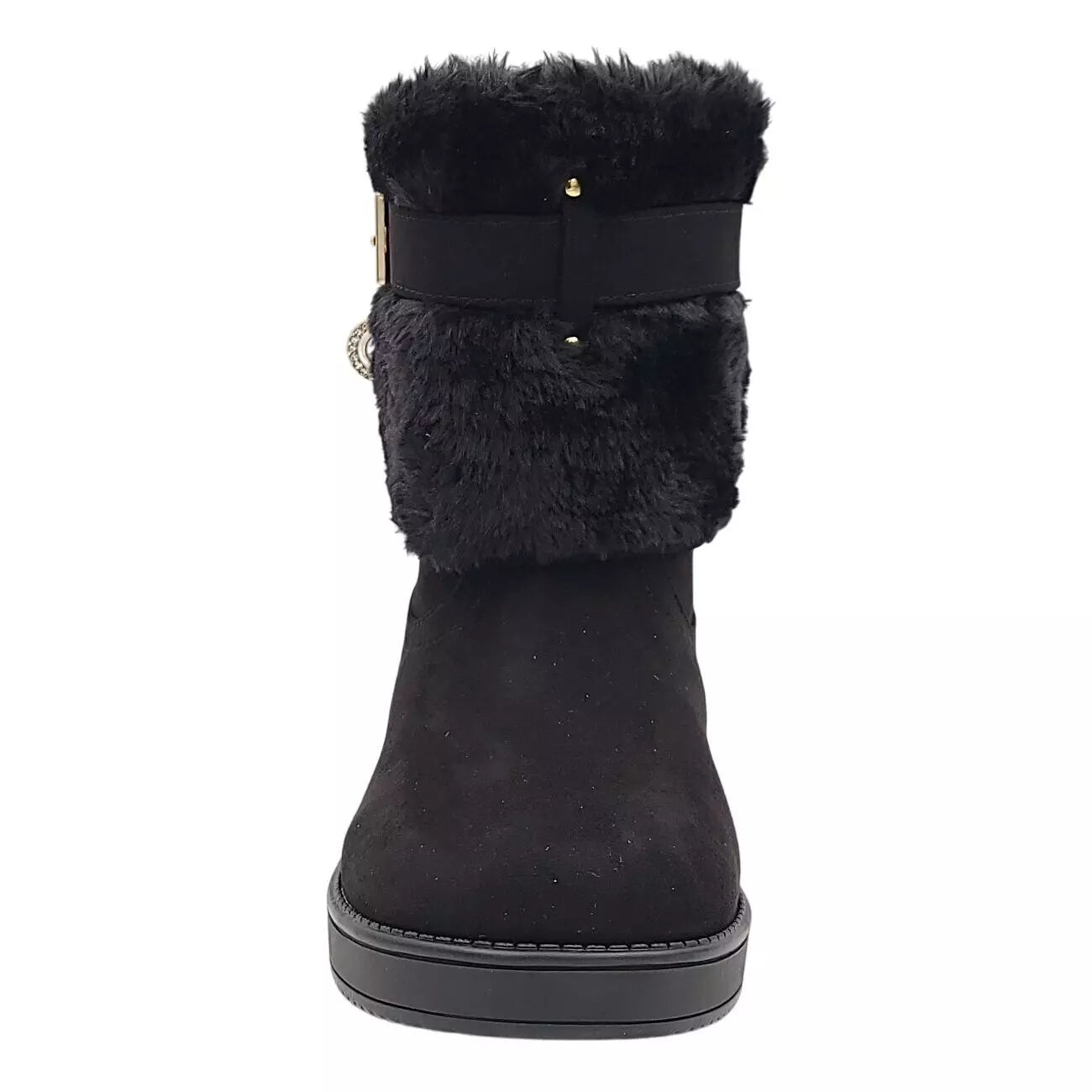 G by Guess Women Adlea Faux Fur Cuff Winter Booties