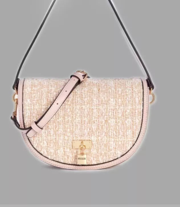 Guess Brevard Tweed Crossbody