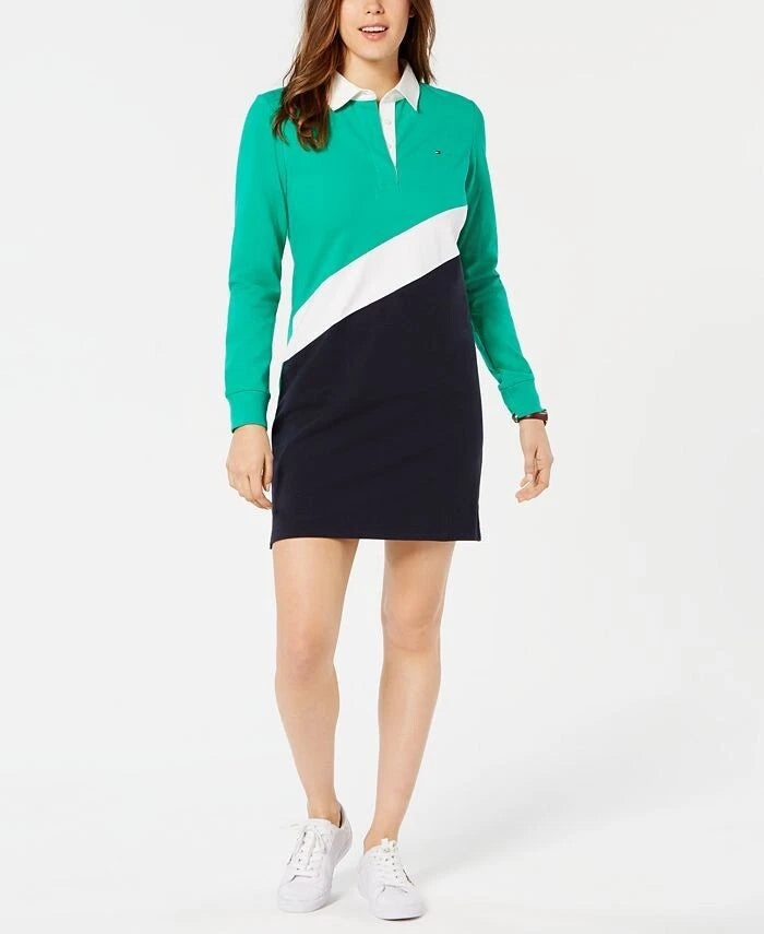 TOMMY HILFIGER Striped Rugby Dress