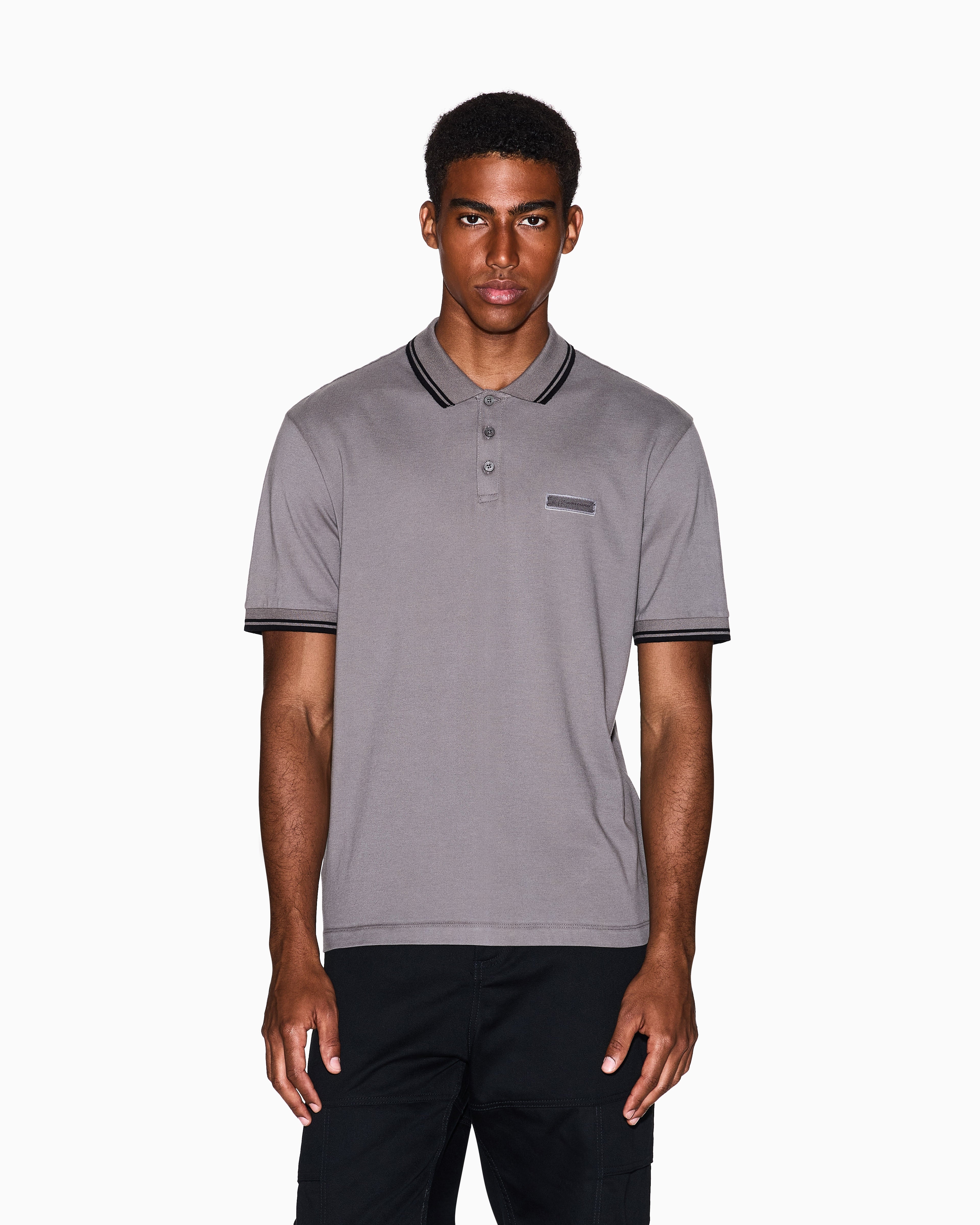 Armani Exchange Polo shirt with contrasting trim