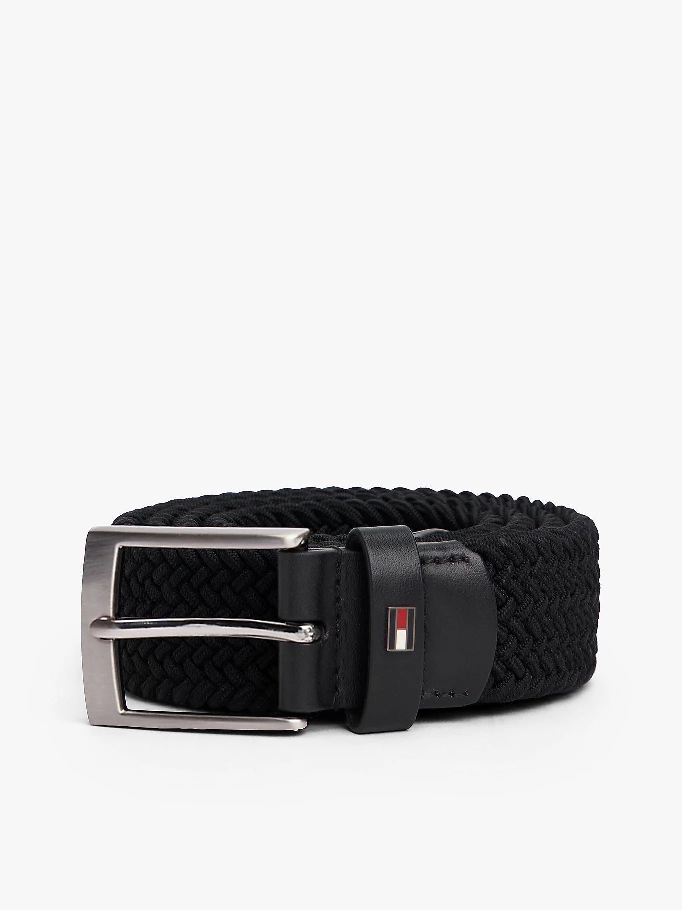 Tommy Hilfiger Square Buckle Elastic Webbing Belt