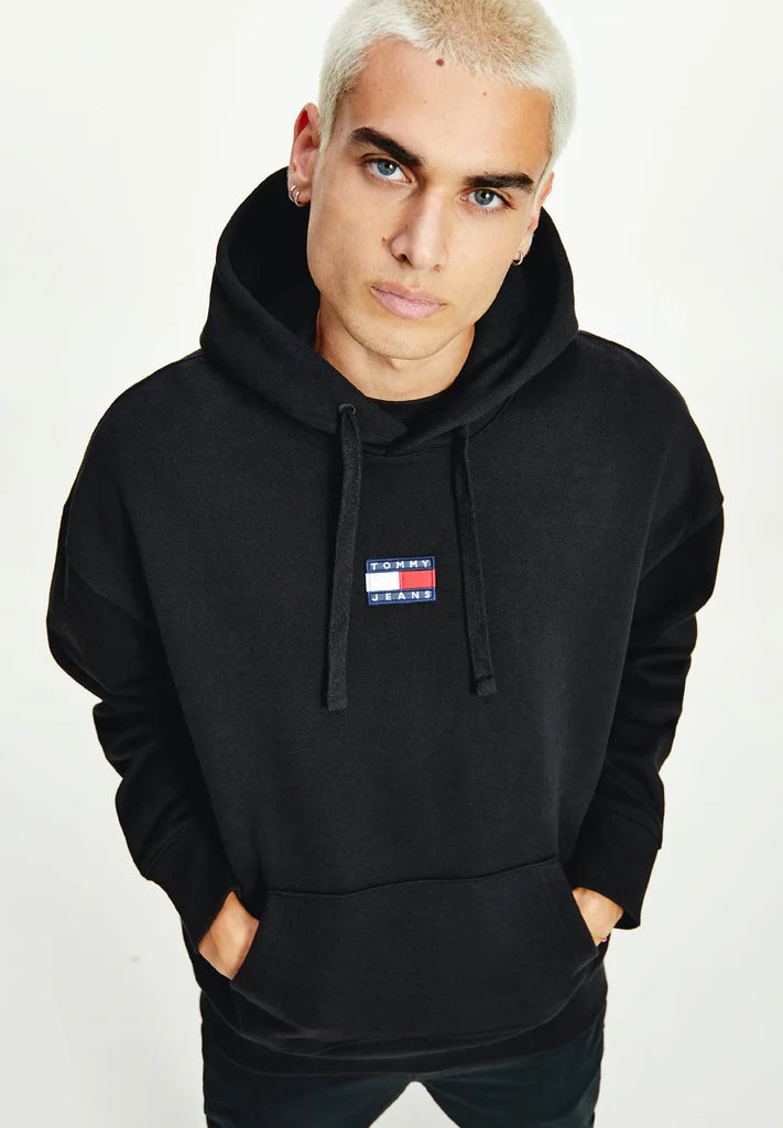 TOMMY JEANS MEN'S HOODIE WITH FRONT POCKET