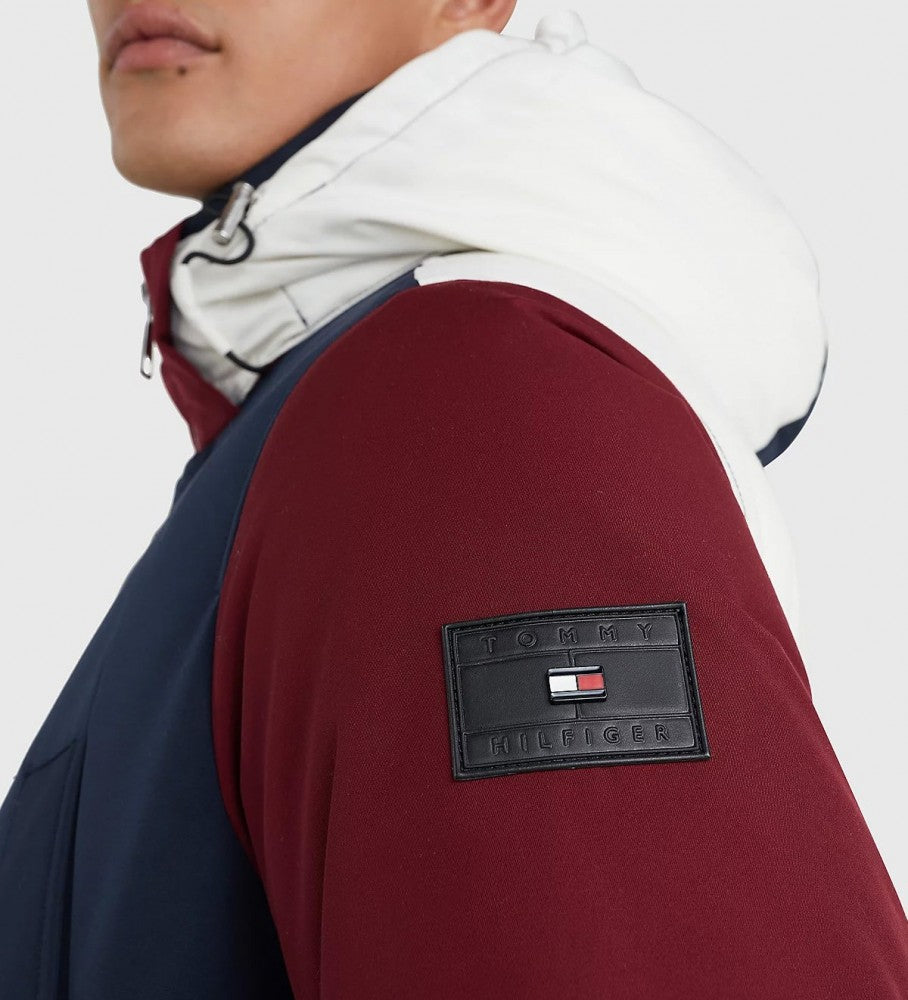 TOMMY HILFIGER ROCKIE PARKA NAVY, BEIGE