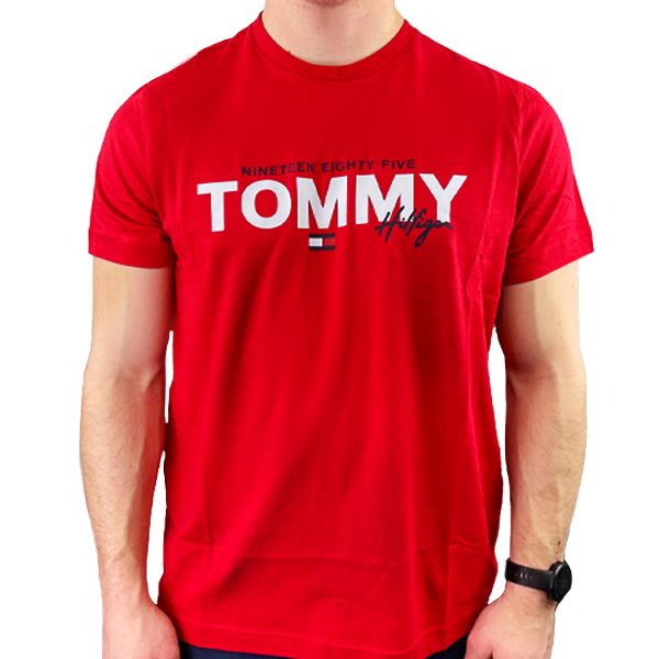 TOMMY HILFIGER Men's Long Cotton T-Shirt