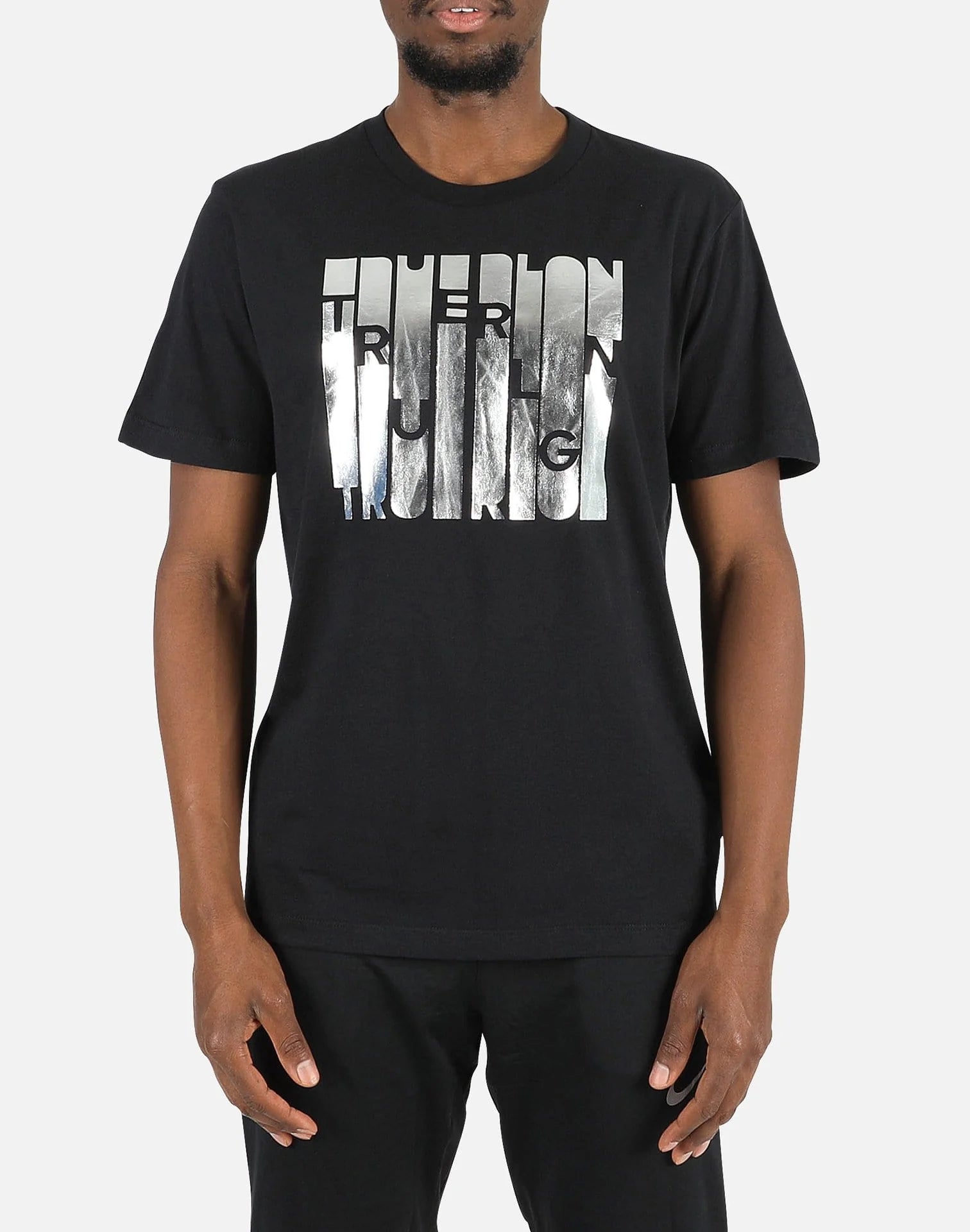 TRUE RELIGION mens True Religion METALLIC COLUMN TEE